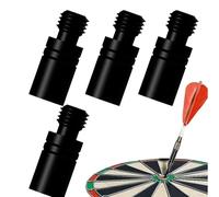 Generico Brass Dart Weights - 4 Piece Black 2BA Precision Dart Adjuster, Adjustable Weighting Tool for Practice, Exercise, Competitions, Club Training, Ideal for Adults And Amateur Players