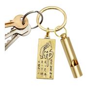 Generico Brass Whistle - Copper, Keychain Whistle, Use Durably | Widespread Adoption Referee Whistles, Outdoor Survival Tool for Camping, Hiking, Wilderness