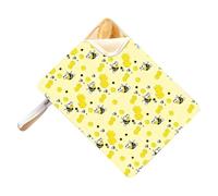 Generico Bread Bags For Homemade Breads - Large Capacity Reusable Food Sack | Kitchen Beeswax Bread Keeper Storage Bag For Indoor Outdoor Home Bakery Picnic Camping