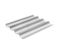 Generico Bread Pan, Nonstick Perforated Pan, Perforated 4 Loaves Baking Breead Paan, Non-Stick Perrforated French Bread Pans For French Breads Baking 4 Wave Loaves Loaf Bake Mold Oven Toaster Pans