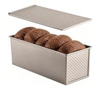 Generico Bread Pan with Lid, Non Stick Loaf Pan, Sandwich Bread Tin