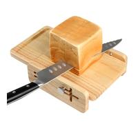 Generico Bread Slicer Guide - 27x18x6cm Horizontal Bread Cutting Guide With Crumb Tray Adjustable Loaf Slicing Rack | Kitchen Gadget Baking Supplies For Cakes Toast Bagels Home