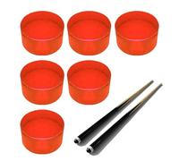 Genérico Break Jump Pool Cue Tip,Acrylic High Hardness | Pool Table Cues Stick Tips Head,for Players Men Husband Son Daughter Family