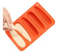 Generico Breakfast Mold | Shape Stability Silicone Non Stick Mold | Fun And Flavorful Corn Stick Bread Pan - Convenient To Use For Restaurant Party Grilling Baking Picnic Kitchen Camping Home Family