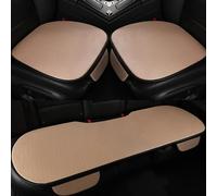 Generico Breathable & Anti-Slip Viscose Filament Car Seat Covers, Breathable Non-Slip Refreshing Car Seat Pad, Universal Bottom Covers (beige,Package A)