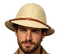 Generico Breathable Sun Protection Headgear | Pith Helmet Halloween British