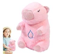 Generico Breathing Capybara, Heartbeat Calming Sleeping Snuggle, Soft Realistic Plush Toy with Simulated Breathing for Kids, Birthday, Bedtime Comfort, Naptime Cuddles, Home
