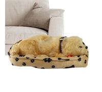 Generico Breathing Dog Plush Toy - Realistic Sleeping Puppy