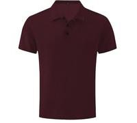 Generico Breeze Shirts for Men Ultra Comfortable Polo Shirt Textured Breathable, Quick Dry Refreshing Silky (Red,M)