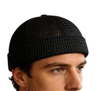 Generico Brimless Mesh Skull cap, Adjustable Headgear Beanie System, Breathable Lightweight Hat Accessory, Outdoor Sports Running Cycling Use, Daily Travel Comfort Wear, Men Senior Bald Head cap