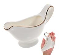 Generico Brocca in Ceramica Bianca per Latte e Succo, Contenitore Pratico e Leggero per Cucine e Barbecue, Tazza da Caffè Piccola 1 Pezzo