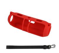 Generico Btkigl Custodia in silicone resistente a polvere e sporco altoparlanti per Beats Pill 2024 con tracolla (Rosso)