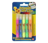 Generico Bubble Pen - 5 Pack 3D Art Markers | DIY Puffy Drawing Pen Set