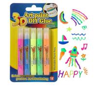 Generico Bubble Pen - Painting Art Markers, 5 Piece Coloring Set