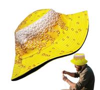 Genérico Bucket Hat | Funny Beer Pattern Bucket Hat | Foldable Lightweight Summer Cap For Hiking, Cycling, Outdoor Activities, Beach Outings, Holiday Travel