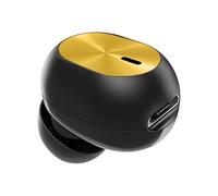 Generico Bud Auricolare Singolo | Auricolare Wireless Invisibile Compatto Per Uso Mobile | Auricolare Per Smartphone, Audiolibri, Guida, Chiamate, Mani Libere, Viaggi, Ascolto A Orecchio Sing