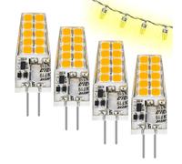 Generico Bulb Bi Pin - AC/DC12V 4 pezzi, lampadine alogene G4 | 40w - alogeno non dimmerabile | Lampadina Lampada - Bulbo di sostituzione Bulbs del paesaggio per la luce del disco sotto il mobile