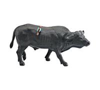 Generico Bull Farm Animal Figurine - 5.12 Inches Miniature Bull Statue Toy for Collecting, Cake Toppers, Classroom Exhibits, Play, Educational Decorative Animal Model for Children Adults