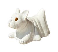Generico Bulldog Statue - 4.33-Inches Tabletop Hollow Resin Dog Figurine Decorative Puppy Model for Lockers Shelves Bookshelves Bedroom Office Cafes Living Room Display Home Accent Ornament