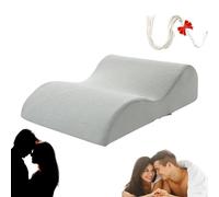 Generico Bumpy Cuddles Pillow - 2025 New Bumpy Cuddles Wedge Pillow, 45° Ergonomic Incline, Angle Couple Body Pillows for Both Men and Women,Suitable for a Variety of Actions (Gray)