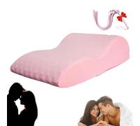 Generico Bumpy Cuddles Pillow - 2025 New Bumpy Cuddles Wedge Pillow, 45° Ergonomic Incline, Angle Couple Body Pillows for Both Men and Women,Suitable for a Variety of Actions (Pink)