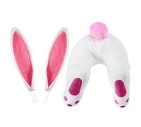 Generico Bunny Butt Wreath Attachment - Easter Bunny Decor | 3 Pieces Front Door Wreath with Ears, Cartoon Rabbit Butt Ornaments for Home, Farmhouse Wall Decoration, Spring Holiday Accent