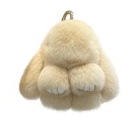 Generico Bunny Cartoon Keychain Charm - Plush Purse Decorative Pendant