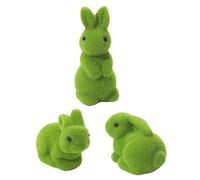 Generico Bunny Decor,Long-Lasting Realistic Moss Ornament - Lightweight Fake Moss Covered Bunny -Natural Artistic Look for Home Garden Yard Planter Pot Lawn Bookshelf Dorm Apartment