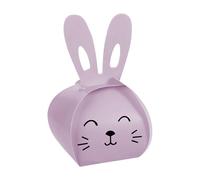 Generico Bunny Easter Candy Box - Spring Holiday Snack Holder for Kids Adults, Rabbit Treat Container with Funny Design, Easter Goodie Bags for Chocolate Cookie Birthday Party Home School Classroom
