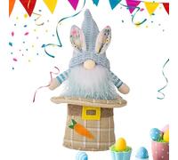 Generico Bunny GNOME, gnomi Peluche Arredamento Pasquale | Decorazione del Vassoio a più Peluche Svedese Nisse | Giocattolo Rustico Rudolph Plushie, Bambola fortunata Senza Volto Fatta per Le Feste