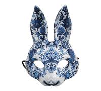 Generico Bunny Mask, Animal Face Cover, Creative Lightweight Cosplay Costume Supplies for Halloween, Christmas, Themed Parties, Carnival Dress-Up, 10.24x6.69 Inches, 1 Piece, 40g