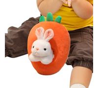 Generico Bunny Plush - Cute Carrot Plush | Stuffed Bunny - Children's Throw Pillow | Soft Animal Doll CózyNursery Pillow | Birthday Party Gift Toďdler Sleep Companion Toy
