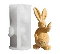 Generico Bunny Silicone Mold - 4.7 inch 3D Epoxy Resin Craft Mold | Detailed Ornament Molds for Holiday, Wedding, Party Table, Home Dinner, And Room Decor Crafts