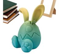 Generico Bunny Stampato in 3D | Easter Bunny Eggs | Giocattolo di figurina di Coniglio | Non Facile da Rompere | Decorazione Pasquale | 8.8x6.2x5.8cm | per la Camera da Letto del Soggiorno Domestico