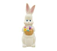 Generico Bunny Statue - 20cm Resin Cute Weatherproof Spring Decor | Easter Rabbit Decor Small Figurines | for Home Bedroom Living Room Office Outdoor Garden Yard Porch Holiday Party