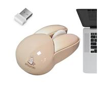 Generico Bunny Wireless Mouse - 2.4G, 1200 DPI, Cordless Animal Mouse, Quiet Comfortable Design | Funny Computer Mice, 2.4G Desktop Mouses For PC, Laptop, Windows7-10, Kids, Office, Home Use