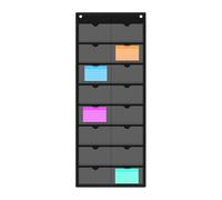 Generico Business Card Holder Wall Mount - 72x29.5cm Sticky Note Storage | Index Card Holder Sleeve For Teachers Collectors Educators Classroom Office Home Library Study Garage Warehouse
