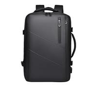 Generico Business Laptop Backpack, Men Work Backpack, Travel Bag, USB Charging Port, Expandable Design, School Workplace Commute, Size 11.81x5.51x18.11 Inches, Black Color, 1 Piece