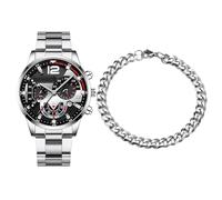 Generico Business Watches Men, Classic Calendar Wristwatch, 0.39x1.59in Stylish and Timeless, Authentic Construction, Elegant Bracelet Design for Formal, Casual Occasions