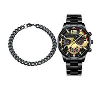 Generico Business Watches Men, Classic Calendar Wristwatch, 0.39x1.59in Stylish and Timeless, Authentic Construction, Elegant Bracelet Design for Formal, Casual Occasions