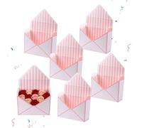 Generico Buste San - 6 Buste Piegevoli per Conservazione,Scatola per la Festa degli per Biglietti | per Matrimonio FESTIVITÀ Celebrazioni Fiori Bouquet Regali Snack