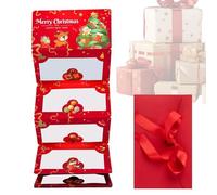 Generico Bustine Portasoldi Natalizie,Carta di Auguri Invernale Natalizia con 6 Slot Creativa - Porta Soldi per Capodanno e Feste Invernali - per Adulti Amanti Amici Donne Uomini Ragazzi Ragazze