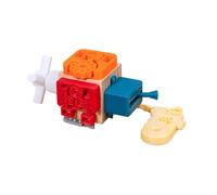 Generico Busy Cube - Wooden Fine-Motor Skills Builder | Wooden Sensory Activity Toy Improving Hand Eye Coordination Skills | Learning Puzzle Block | Early Education Plaything Boys Girls