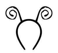 Generico Butterfly Antenna Headband - Halloween Dress Up Headwear