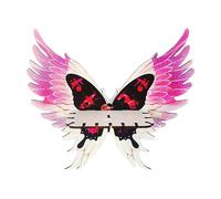 Generico Butterfly Corner Shelf, Butterfly Shaped Wing Display Stand, 13.2x3.94x12.79 Inches Compact Design, Floating Wall Storage Rack for Decorative, Living Room, Bedroom and Entryway