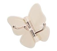 Generico Butterfly Hooks - Decorative Shaped Hanging Fasteners, Damage Free Backing Mounted Holder, Triple Turnable Arm Trowel Towel-Rack | Waterproof Back-Door Entryway Mudroom Storage Hardware For