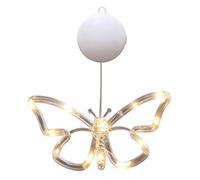 Generico Butterfly Light - ABS, 7.17x3.94 Inches, LED Decoration Battery-Operated | Wall-Mountable Light Up Butterfly Sign For Lawn, Garden, Bedroom, Outdoor Wall, Yard, Room, Outside