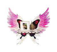 Generico Butterfly Shelves for Wall, Butterfly-Shaped Floating Corner Shelf, Boho Wall Mounted Display Rack, Decorative Storage 13.2x3.94x12.79inch for Toys, Plants & Home Decor