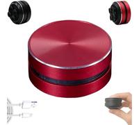 Generico Buzzgo Echo Speaker, Bluetooth Mini Speaker Bone Conduction Portable WirelessSpeaker, Turn Any Surface into aSpeaker, Music Player with Suction Cup for Bath, Home, Outdoor, Travel (red)