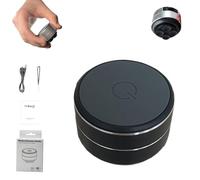 Generico Buzzgo Speaker, Buzzgo Bluetooth Mini Speaker Bone Conduction, Mini Magnetic, Waterproof, Portable Wireless with Suction Cup (Black)